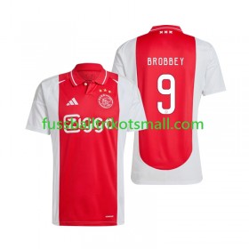 Fußballtrikots Ajax Amsterdam Brian Brobbey 9 2024-2025 Kurzarm Heimtrikotsatz kaufen